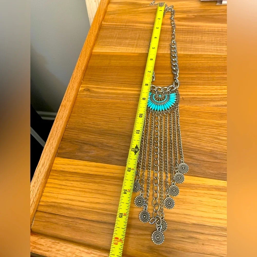 Southwestern Bohemian Boho Statement Necklace